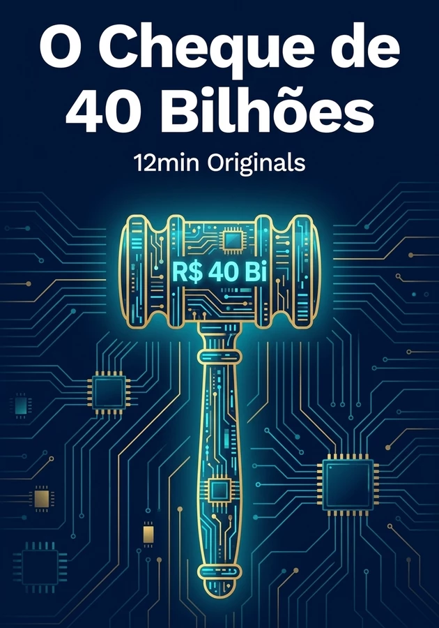 Capa do livro O Cheque de 40 Bilhões, de 12min Originals — resumo e resenha crítica no 12min