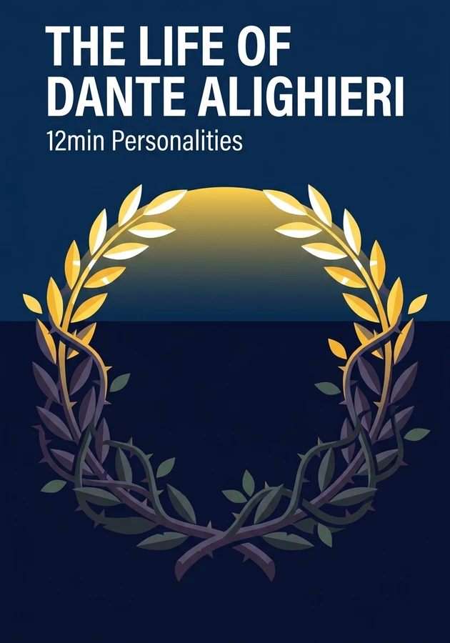 Book cover of The Life of Dante Alighieri by 12min Personalities — critical summary review on 12min