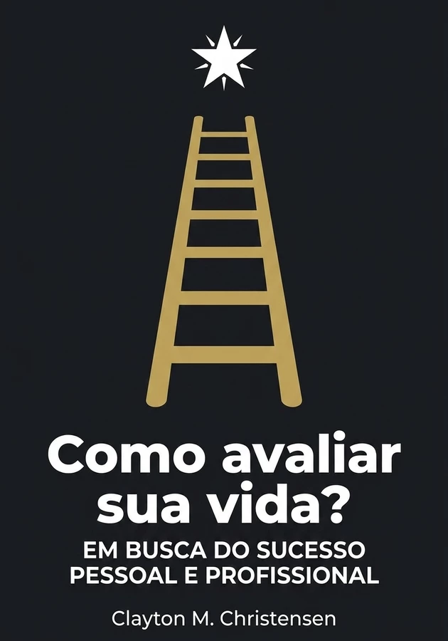 Capa do livro Como avaliar sua vida?, de Clayton M. Christensen — resumo e resenha crítica no 12min