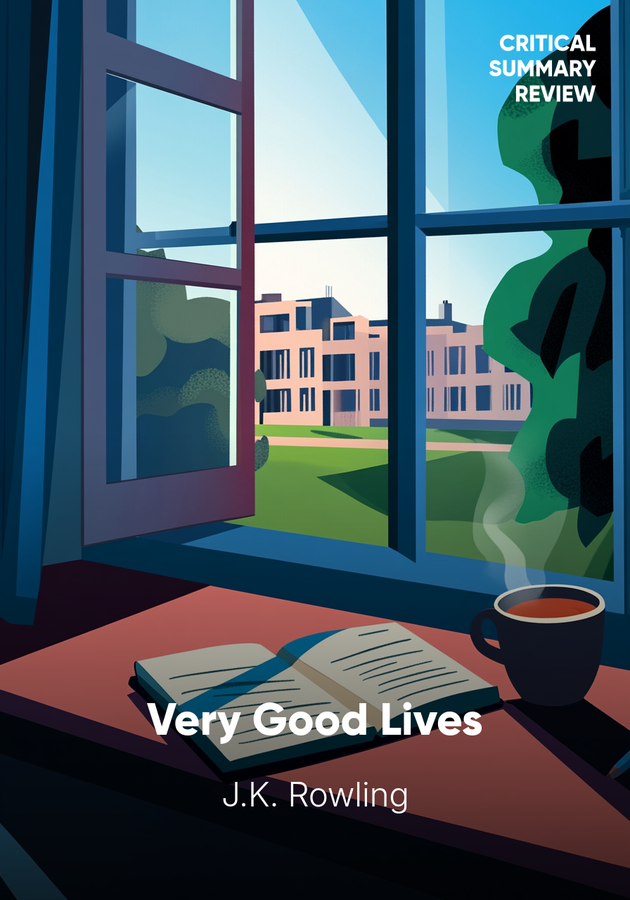 Book cover of Very Good Lives by J.K. Rowling — critical summary review on 12min