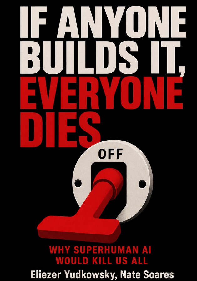 Book cover of If Anyone Builds It, Everyone Dies by Eliezer Yudkowsky — critical summary review on 12min
