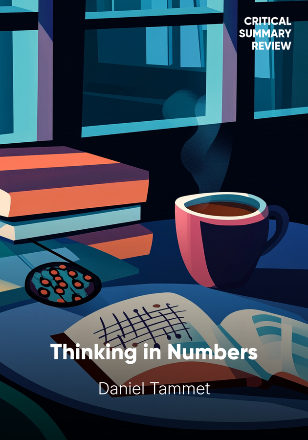Book cover of Thinking in Numbers by Daniel Tammet — critical summary review on 12min