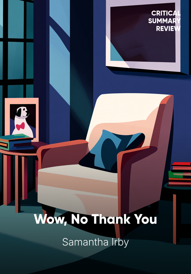 Book cover of Wow, No Thank You by Samantha Irby — critical summary review on 12min