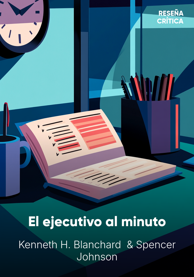 Portada del libro El ejecutivo al minuto, de Kenneth H. Blanchard  — resumen crítico y reseña en 12min
