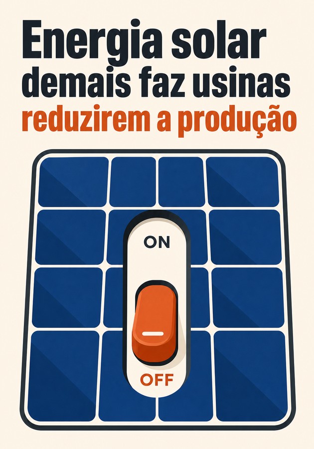 Capa do livro Energia solar demais faz usinas reduzirem a produção, de 12min Originals — resumo e resenha crítica no 12min