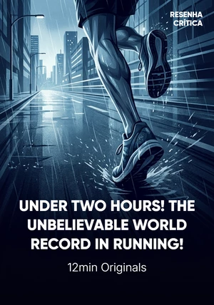 Book cover of UNDER TWO HOURS! THE UNBELIEVABLE WORLD RECORD IN RUNNING! by 12min Originals — critical summary review on 12min