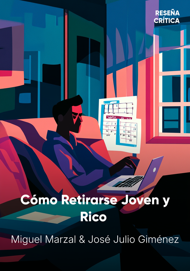 Portada del libro Cómo Retirarse Joven y Rico , de José Julio Giménez & Miguel Marzal — resumen crítico y reseña en 12min
