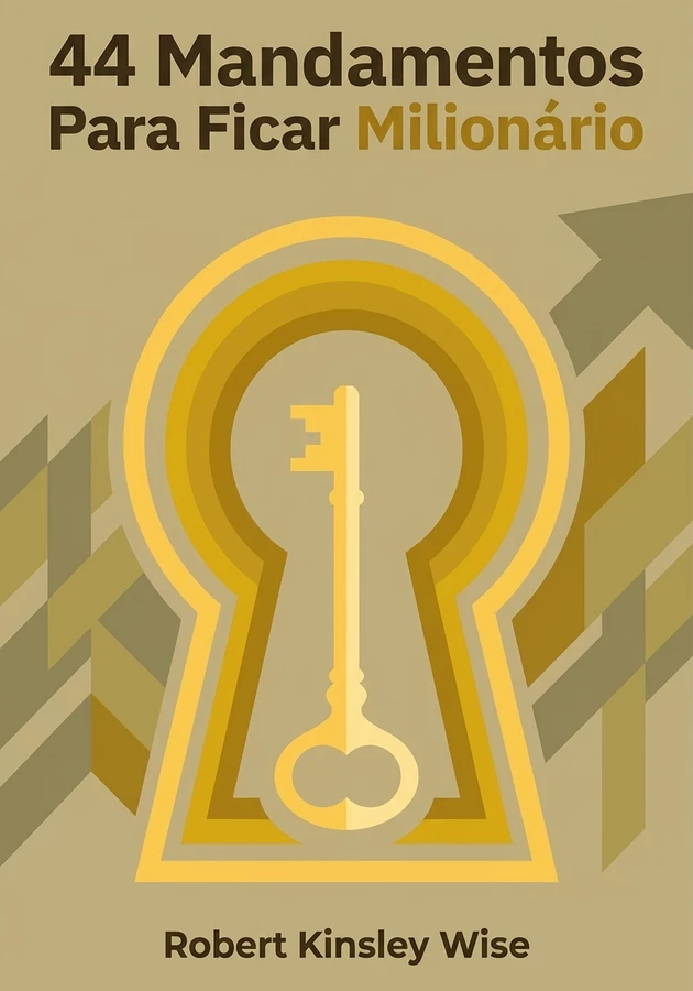 Capa do livro 44 Mandamentos Para Ficar Milionário, de Robert Kinsley Wise — resumo e resenha crítica no 12min