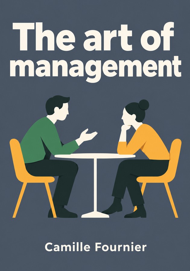 Book cover of The art of management by Camille Fournier — critical summary review on 12min