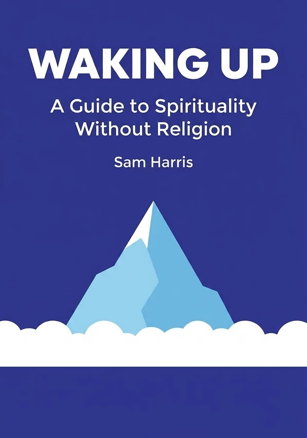 Book cover of Waking Up by Sam Harris — critical summary review on 12min