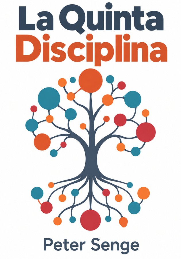 Portada del libro La Quinta Disciplina, de Peter Senge — resumen crítico y reseña en 12min