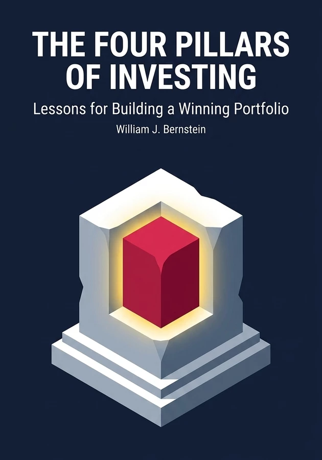 Book cover of The Four Pillars of Investing by William J. Bernstein — critical summary review on 12min