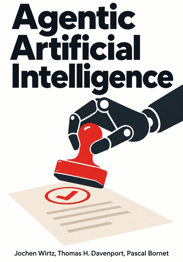 Portada del libro Agentic Artificial Intelligence, de Thomas H. Davenport & Jochen Wirtz & Pascal Bornet — resumen crítico y reseña en 12min