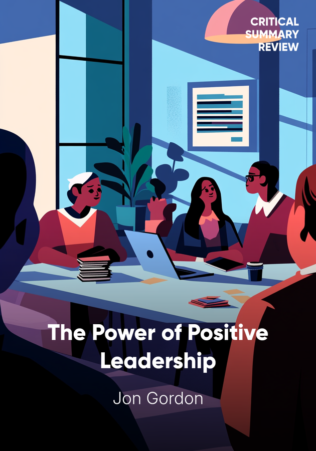 Book cover of The Power of Positive Leadership by Jon Gordon — critical summary review on 12min