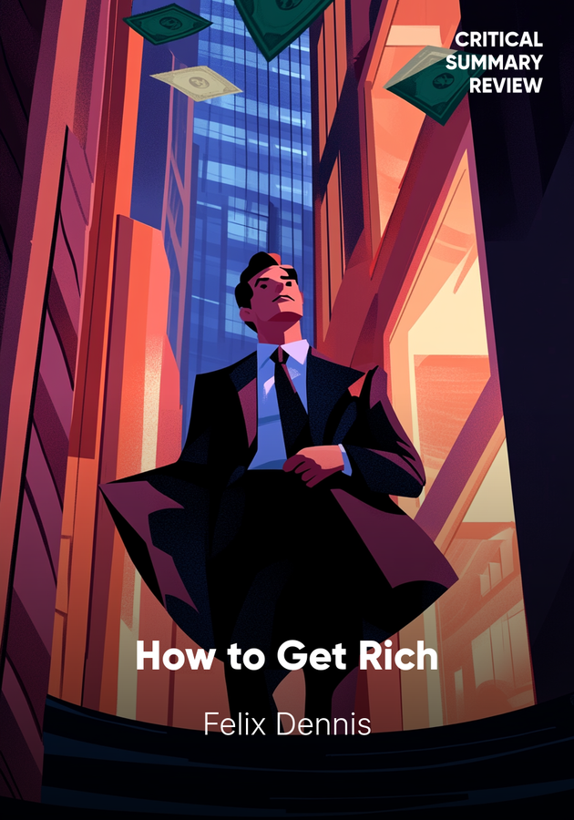 Book cover of How to Get Rich by Felix Dennis — critical summary review on 12min