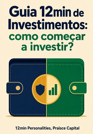 Capa do livro Guia 12min de Investimentos: como começar a investir?, de 12min Personalities & Praisce Capital — resumo e resenha crítica no 12min