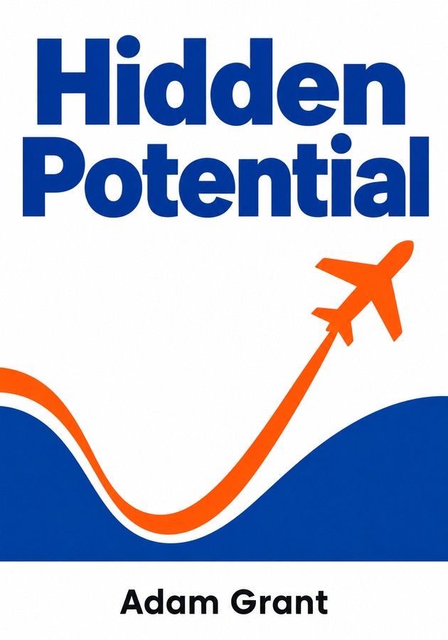 Book cover of Hidden Potential by Adam Grant — critical summary review on 12min