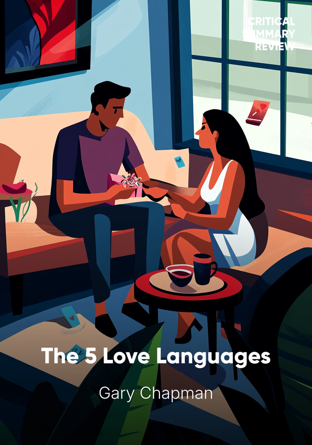 Book cover of The 5 Love Languages by Gary Chapman — critical summary review on 12min