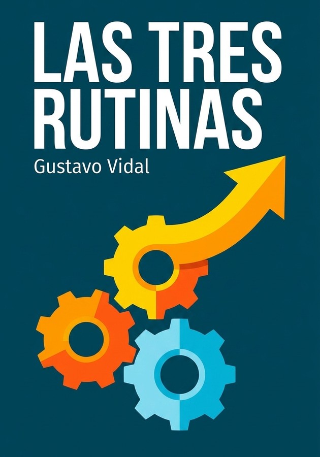 Portada del libro Las Tres Rutinas, de Gustavo Vidal — resumen crítico y reseña en 12min