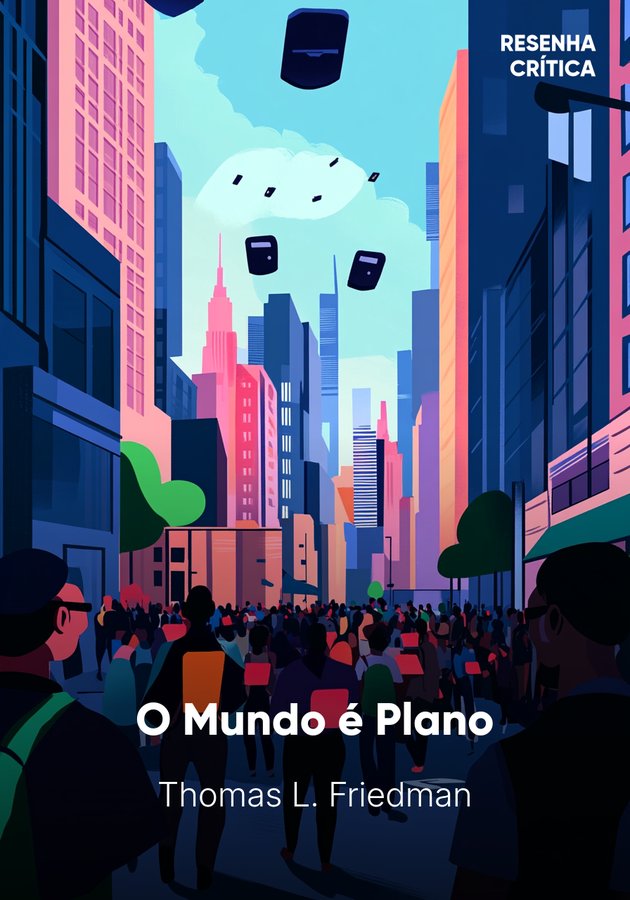 Capa do livro O Mundo é Plano, de Thomas L. Friedman — resumo e resenha crítica no 12min