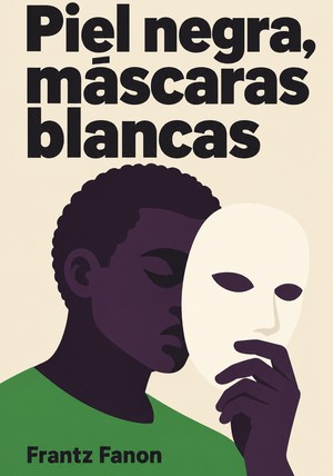 Portada del libro Piel negra, máscaras blancas, de Frantz Fanon — resumen crítico y reseña en 12min