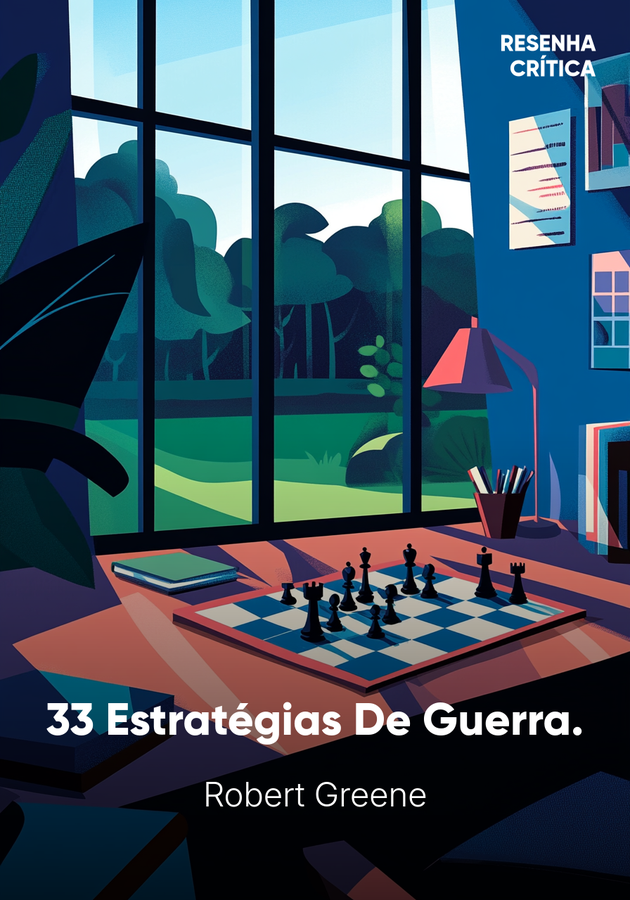 Capa do livro 33 Estratégias De Guerra., de Robert Greene — resumo e resenha crítica no 12min