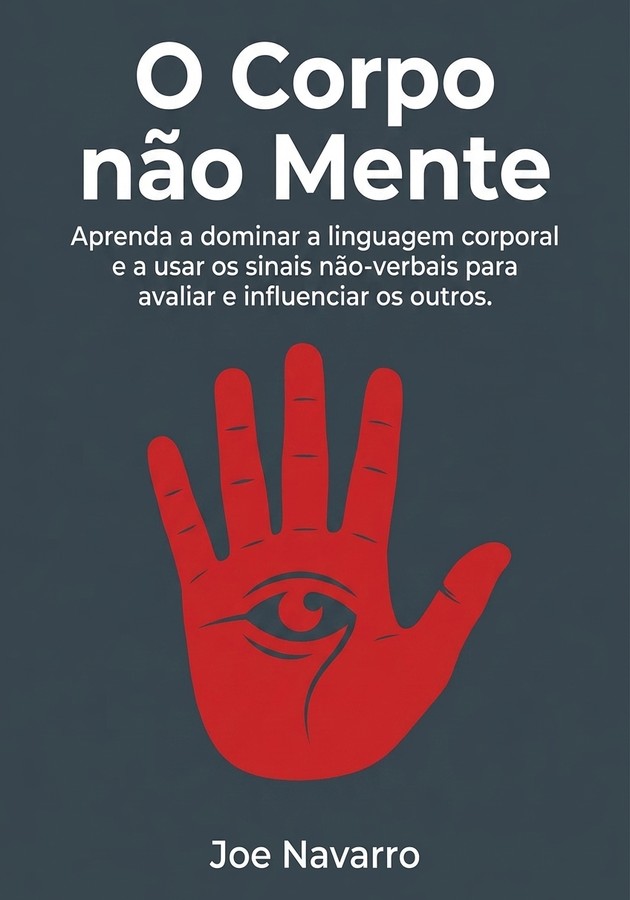 Capa do livro O Corpo não Mente, de Joe Navarro — resumo e resenha crítica no 12min