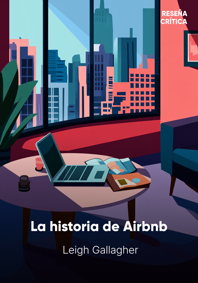 Portada del libro La historia de Airbnb, de  Leigh Gallagher — resumen crítico y reseña en 12min