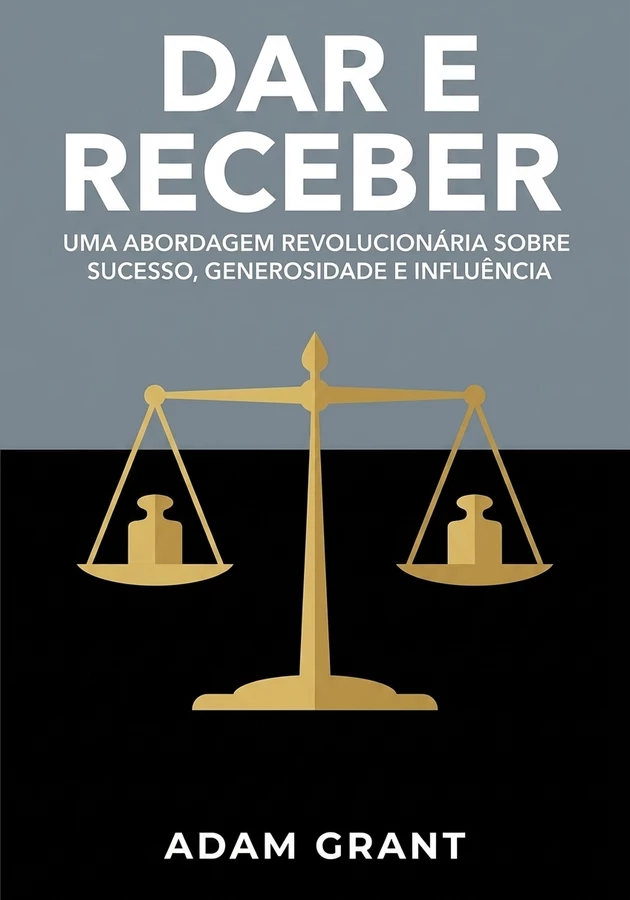 Capa do livro Dar e receber, de Adam Grant — resumo e resenha crítica no 12min