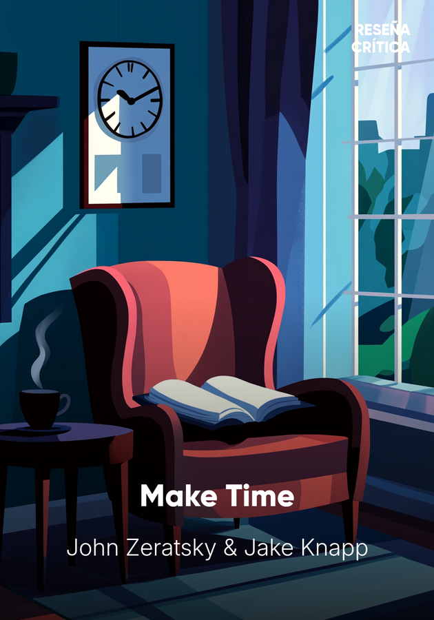 Portada del libro Make Time, de Jake Knapp — resumen crítico y reseña en 12min