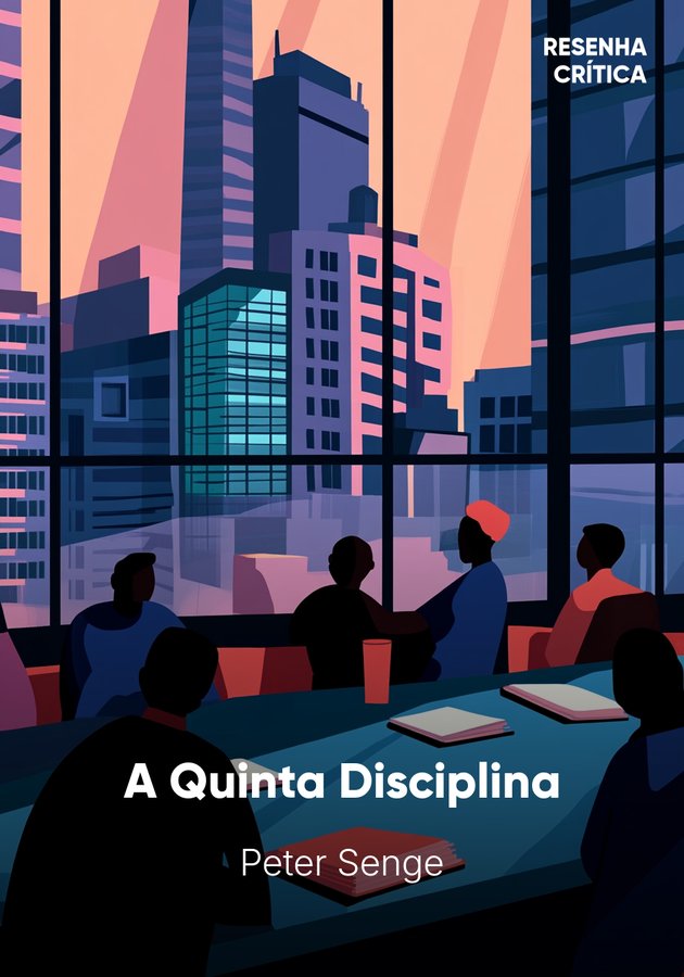 Capa do livro A Quinta Disciplina, de Peter Senge — resumo e resenha crítica no 12min