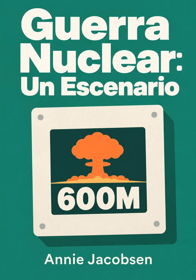 Portada del libro Guerra Nuclear: Un Escenario, de Annie Jacobsen — resumen crítico y reseña en 12min