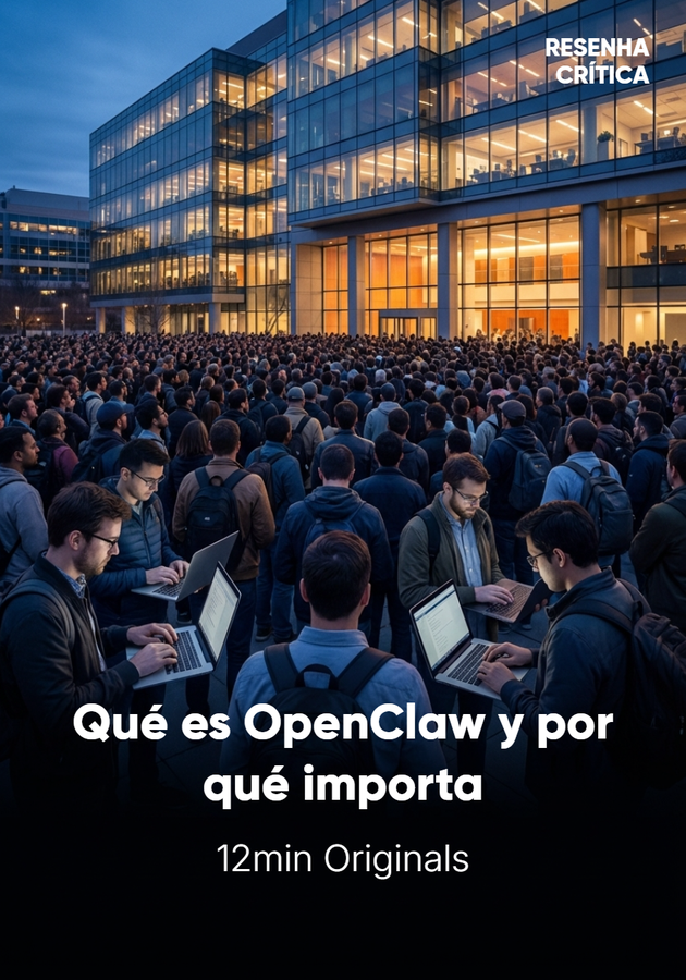 Portada del libro Qué es OpenClaw y por qué importa, de 12min Originals — resumen crítico y reseña en 12min