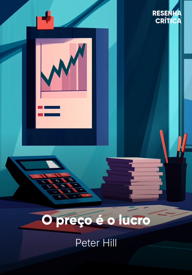 Capa do livro O preço é o lucro, de Peter Hill — resumo e resenha crítica no 12min