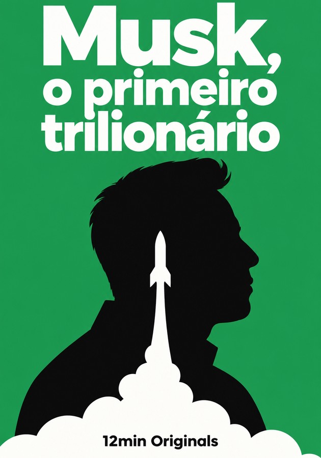 Capa do livro Musk, o primeiro trilionário, de 12min Originals — resumo e resenha crítica no 12min