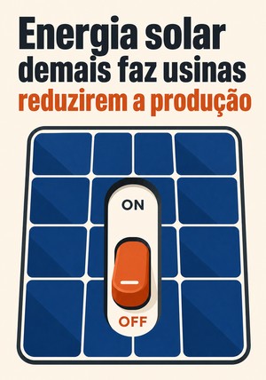Capa do livro Energia solar demais faz usinas reduzirem a produção, de 12min Originals — resumo e resenha crítica no 12min