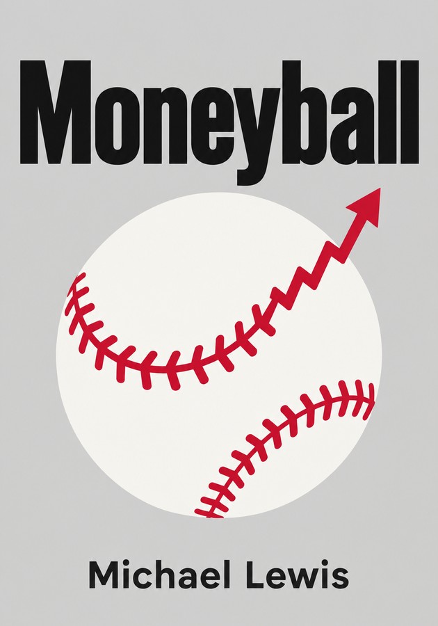 Book cover of Moneyball by Michael Lewis — critical summary review on 12min