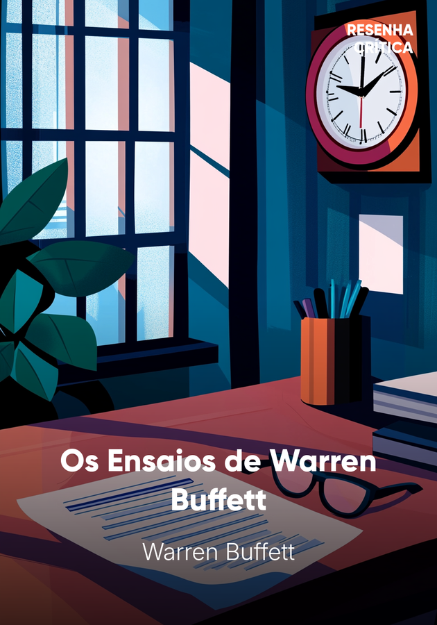 Capa do livro Os Ensaios de Warren Buffett, de Warren Buffett — resumo e resenha crítica no 12min