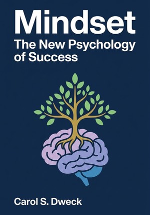 Book cover of Mindset by Carol S. Dweck — critical summary review on 12min