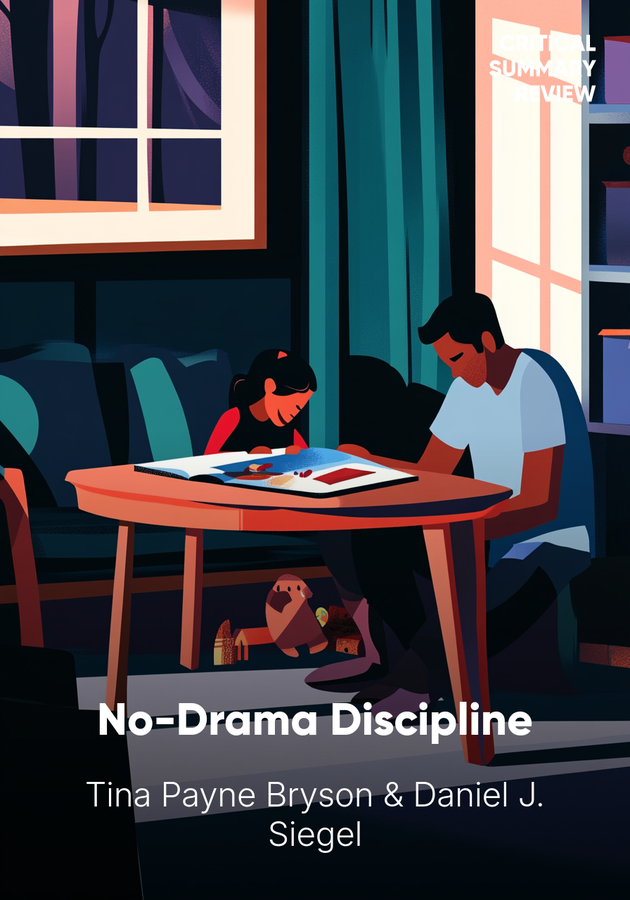 Book cover of No-Drama Discipline by Daniel J. Siegel & Tina Payne Bryson — critical summary review on 12min