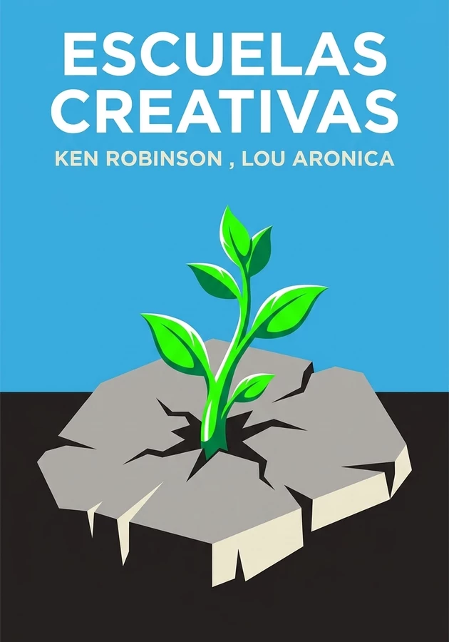 Portada del libro Escuelas creativas, de Ken Robinson  & Lou Aronica — resumen crítico y reseña en 12min