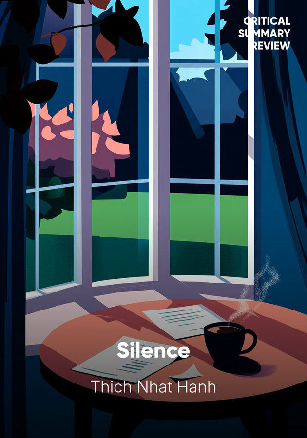 Book cover of Silence by Thich Nhat Hanh — critical summary review on 12min