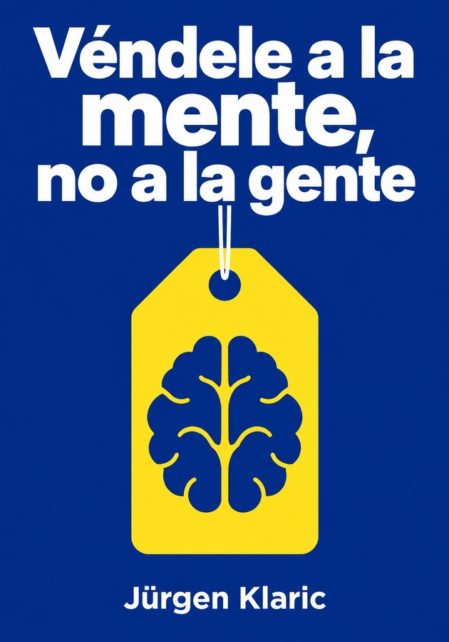 Portada del libro Véndele a la mente, no a la gente, de Jürgen Klaric — resumen crítico y reseña en 12min