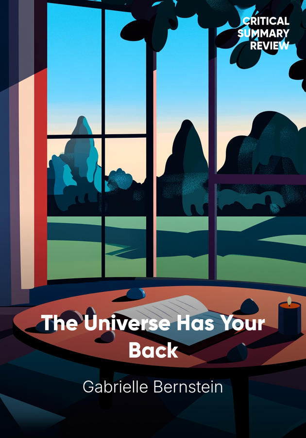 Book cover of The Universe Has Your Back by Gabrielle Bernstein — critical summary review on 12min