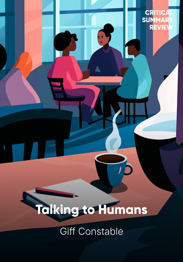 Book cover of Talking to Humans by Giff Constable — critical summary review on 12min