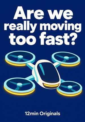 Book cover of Are we really moving too fast? by 12min Originals — critical summary review on 12min
