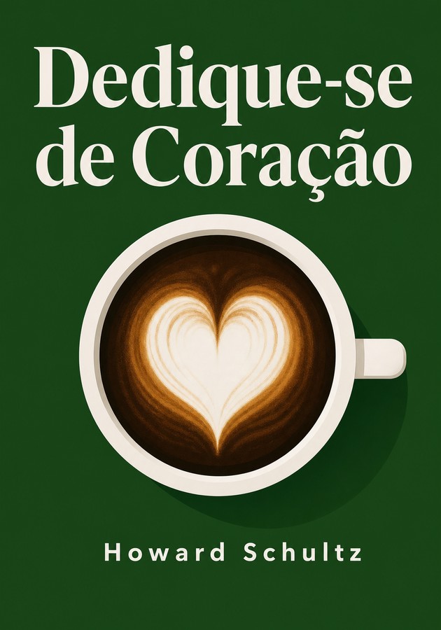 Capa do livro Dedique-se de Coração, de Howard Schultz — resumo e resenha crítica no 12min