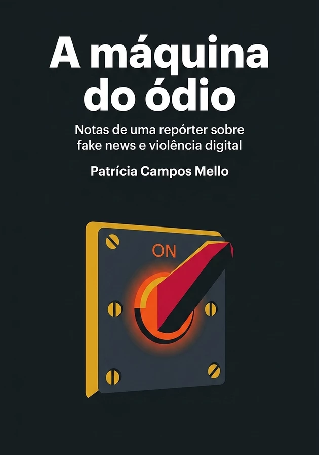 Capa do livro A máquina do ódio, de Patrícia Campos Mello — resumo e resenha crítica no 12min