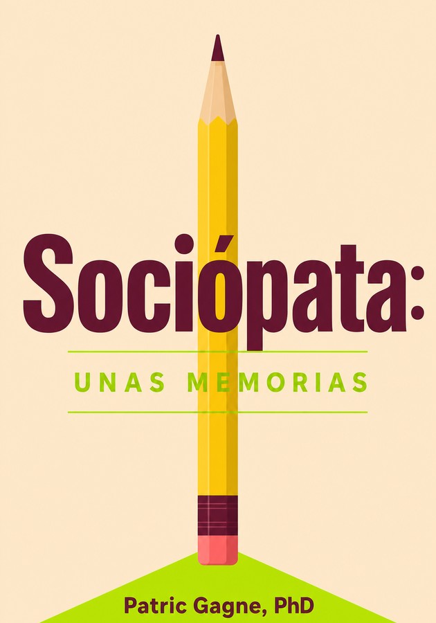 Portada del libro Sociópata: Unas memorias, de Patric Gagne, PhD — resumen crítico y reseña en 12min