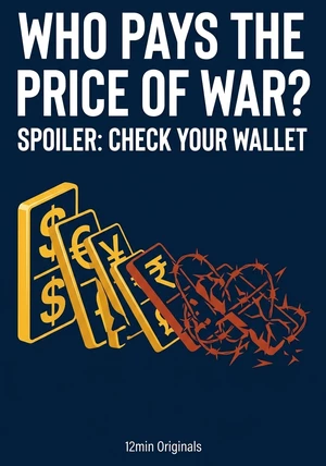 Book cover of Who Pays the Price of War? Spoiler: Check Your Wallet by 12min Originals — critical summary review on 12min